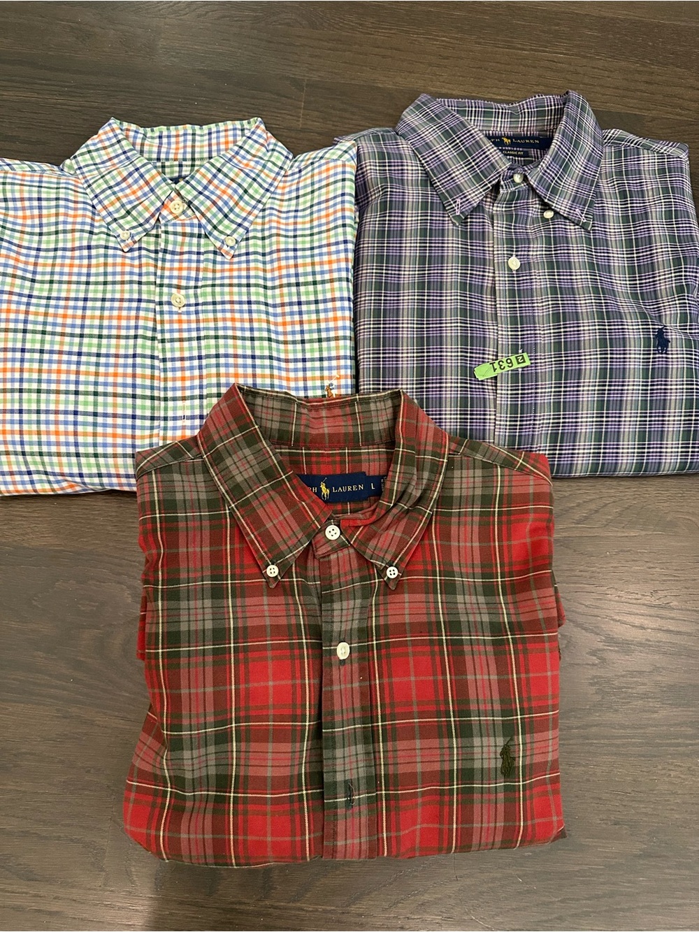 Polo by Ralph Lauren plaid shirts size large